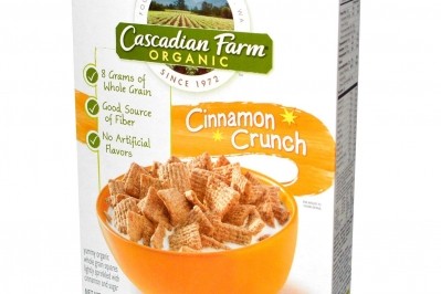 Cascadian Farm's new eco-friendly cereal liner is made from up to 57% plant-based materials
