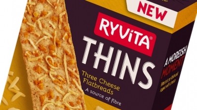 Ryvita is expecting its new Three Cheese variant to become a popular flavor in its Thins range. Pic: Ryvita
