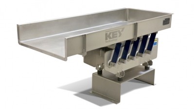 Key Technology has updated its vibratory conveyors with a contamination-resistant stainless-steel finish.