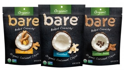 Bare Snacks introduced its first organic coconut chips earlier this summer to increase distribution.