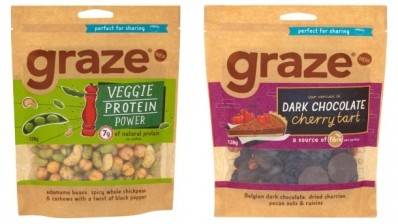 Graze.com moves into bagged sharing snacks with new range