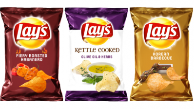 PepsiCo has added new flavors to the Lay's line-up