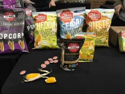 Tiny but Mighty Popcorn showcased its products during the recent Good Food Festival in Chicago.