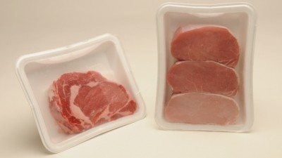 Growing segments in the growing US meat packaging market include case-ready trays. Photo: DuPont