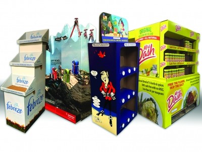 Sutherland Packaging direct print for POP corrugated units
