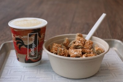 Kellogg's frosted mini-wheats pumpkin spice cereal is available nationwide for a limited time, while supplies last.