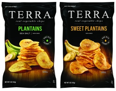 Terra is a premium brand within the Hain snacks portfolio that introduces exotic or otherwise known vegetables to consumers. Pic: Terra