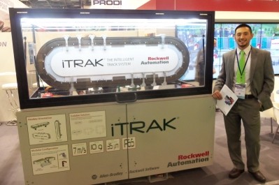 Matt Wiese with the iTRAK machine