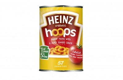 Heinz spaghetti packaging cans