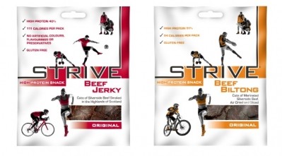 Meatsnack Group's Strive brand comprises jerky and biltong