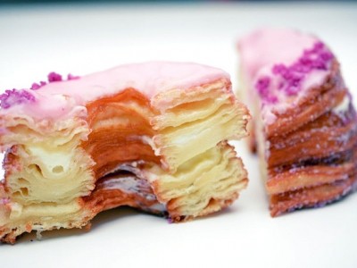 The cronut is a cross between a donut and a croissant