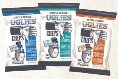 Dieffenbach's Uglies Kettle Chips are made with cosmetically imperfect potatoes that would have otherwise been rejected. Pic: Diffenbach's Potato Chips