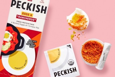Peckish Peck Packs are changing the way consumers eat hard-boiled eggs. Pic: Peckish