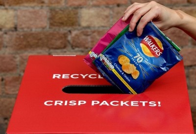 Walker's crisp packet recycling scheme takes off. Photo: Walker's.