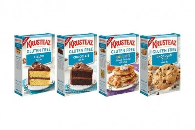 Krusteaz's product portfolio boasts nine gluten-free baking mixes, along with two gluten-free flours. Pic: Krusteaz