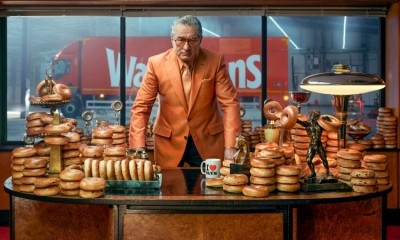 De Niro plays a GoodFellas gangster in Warburtons' latest advertising campaign. Pic: Warburtons
