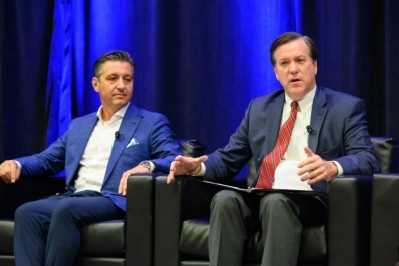 'The role of the leader is to build more leaders,' said Weston Foods' Roy Benin (left), while Flowers Foods' Brad Alexander (right) emphasized the importance of sharing the company vision with everyone. Pic: American Bakers Association