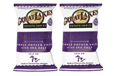 Limited edition kettle cooked purple potato chips from Great Lakes Potato Chips Co. Pic: Great Lakes