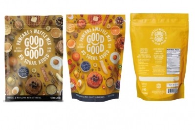 Good Good has launched a no sugar added Pancake & Waffle Mix. Pic: Good Good