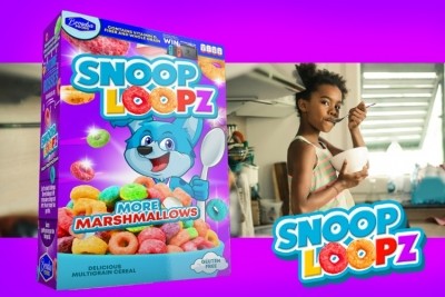 A portion of the sales of Snoop Loopz will be donated to charities like Door of Hope. Pic: Broadus Foods