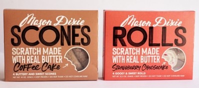 Mason Dixie Foods launches frozen Scones & Sweet Rolls. Photo: Mason Dixie Foods