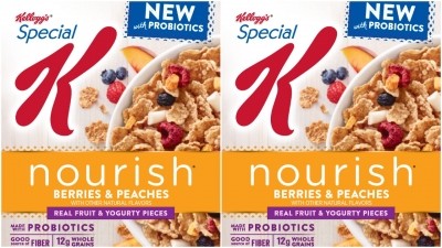 Kellogg said it's new cereal is the only leading brand to contain live and active probiotic cultures. Pic: Kellogg