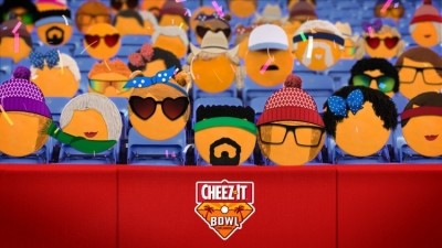 The marketing team at Kellogg's Cheez-It is not allowing the pandemic to dampen team pride at this year's Cheez-It Bowl. Pic: Kellogg Company