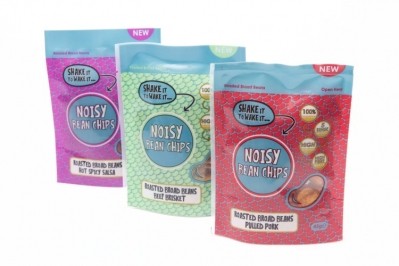 Noisy Snacks' bean range. Pic: Noisy Snacks