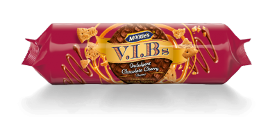 McVitie’s new Indulgent Chocolate Cherry V.I.Bs  biscuit. pladis