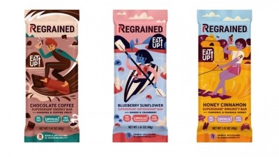 Snack bar startup and ingredient supplier ReGrained balances ‘whimsy’ & business with new look