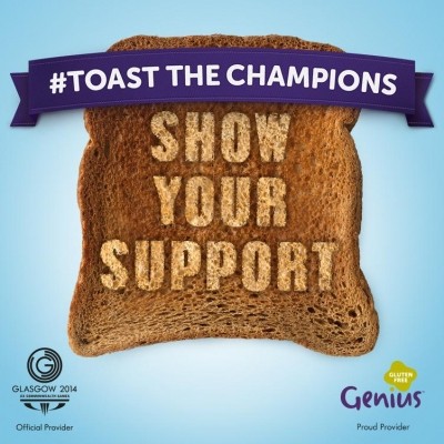 "We have a digital activity going on called ‘Toast The Champions’ when people can send messages of support through social media and they get them back burned into the piece of toast,” said Mari Ann Laidlaw, marketing manager at Genius. 