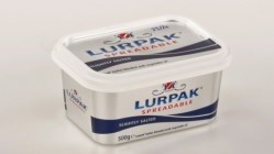 Arla Foods Lurpak Spreadables packaging include metallized paper labels.