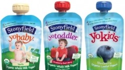 Stonyfield worked with Clear Lam Packaging to engineer stand-up pouches for its kid-friendly yogurt brands.