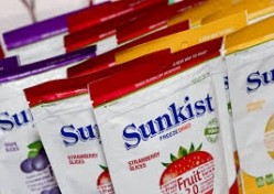 The Sunkist Fruit Lover’s Trail Mix range is comprised of real fruit.