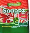 Pre-sliced apples in packets