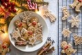 Christmas gingerbread biscuits Getty