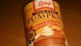 Pumpkin puree, used to make pies and other desserts, is usually poured from cans.