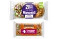 Warburtons’ 21 Seeds & Grains Thin Bagels and Gluten Free Cinnamon & Raisin Sliced Fruity Buns