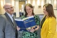 Scotland's National Chef Gary Maclean, Scottish Public Health Minister Maree Todd and FDF Scotland's Reformulation for Health manager Joanne Burns.