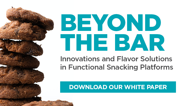 Beyond The Bar: Innovations and flavor solutions in functional snacking platforms.
